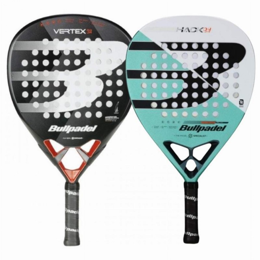 Pack Pala Bullpadel Vertex 04 Junior 25 y Hack 04 Junior 25  Oferta + Barato
