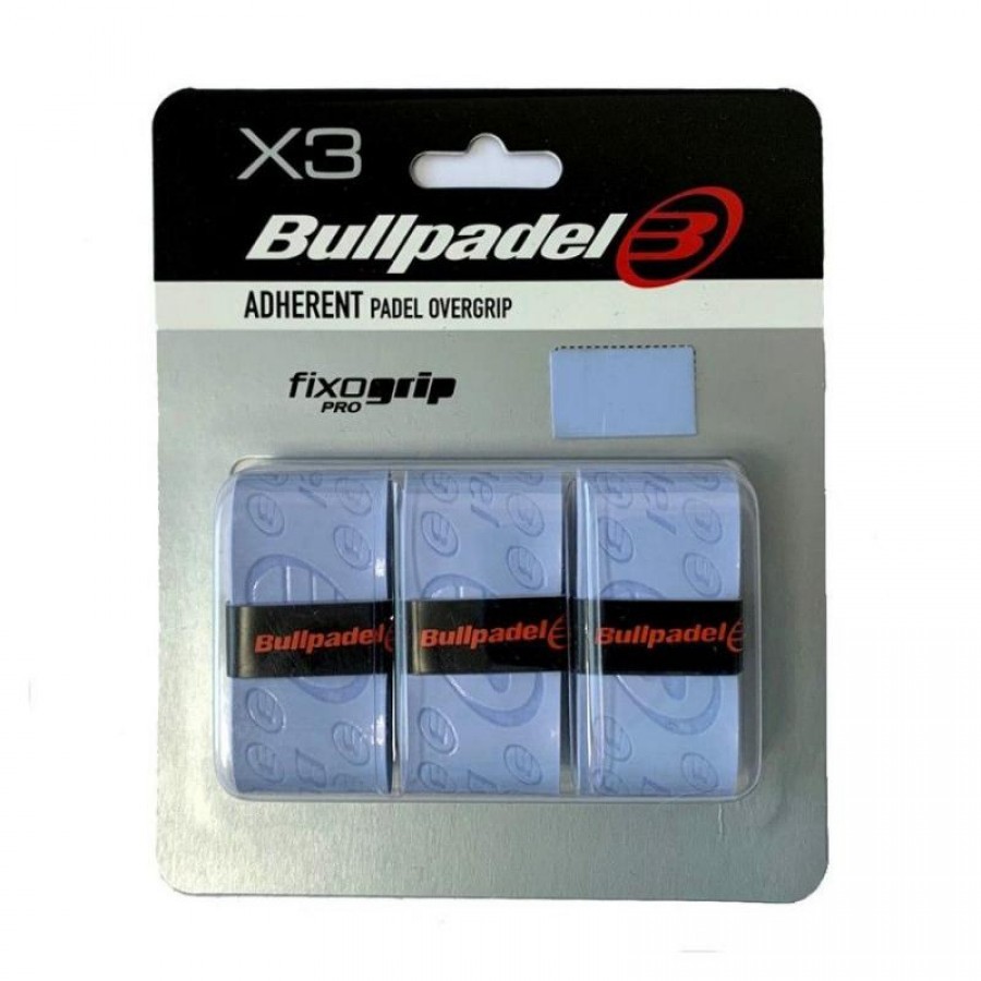 Blister Bullpadel 3 Overgrips GB1202 FixoGrip Bleu  Offre - Pas cher