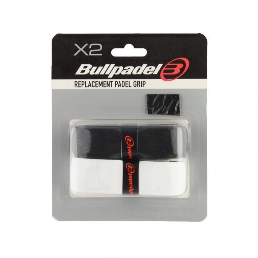 Blister Bullpadel 2 Grips Replacement GR1210 Black White  Offer + Cheap