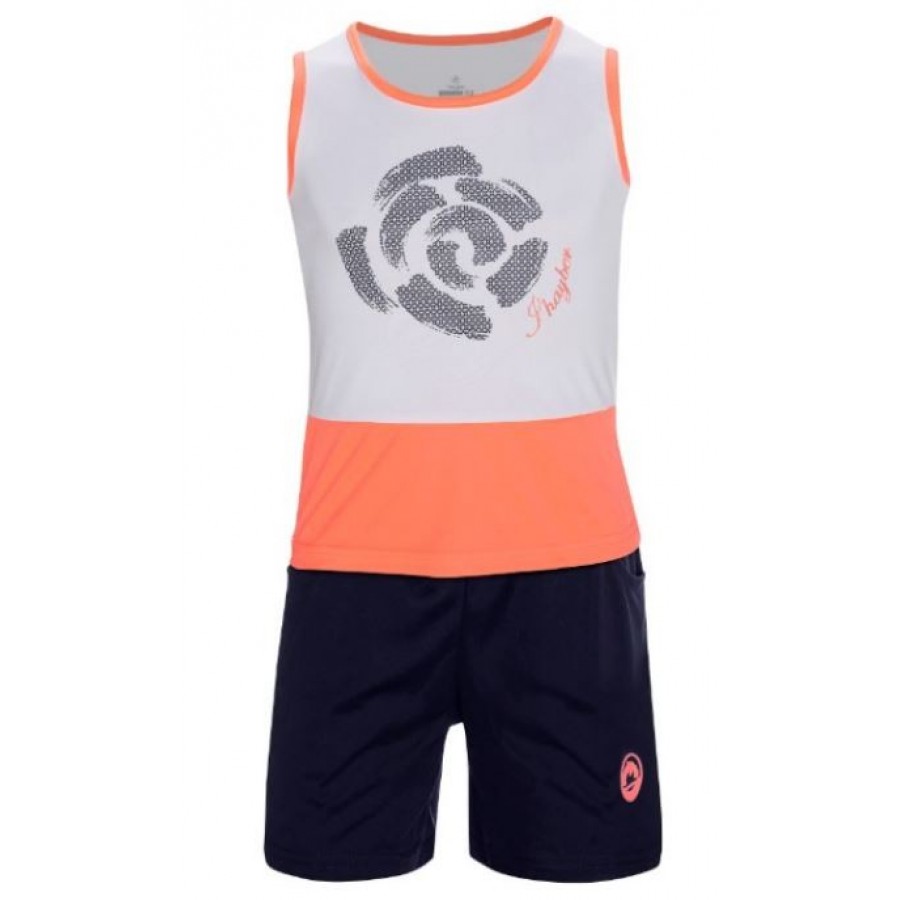 ROPA DE PADEL JHAYBER CONJUNTO DN23006 White Coral  Oferta + Barato