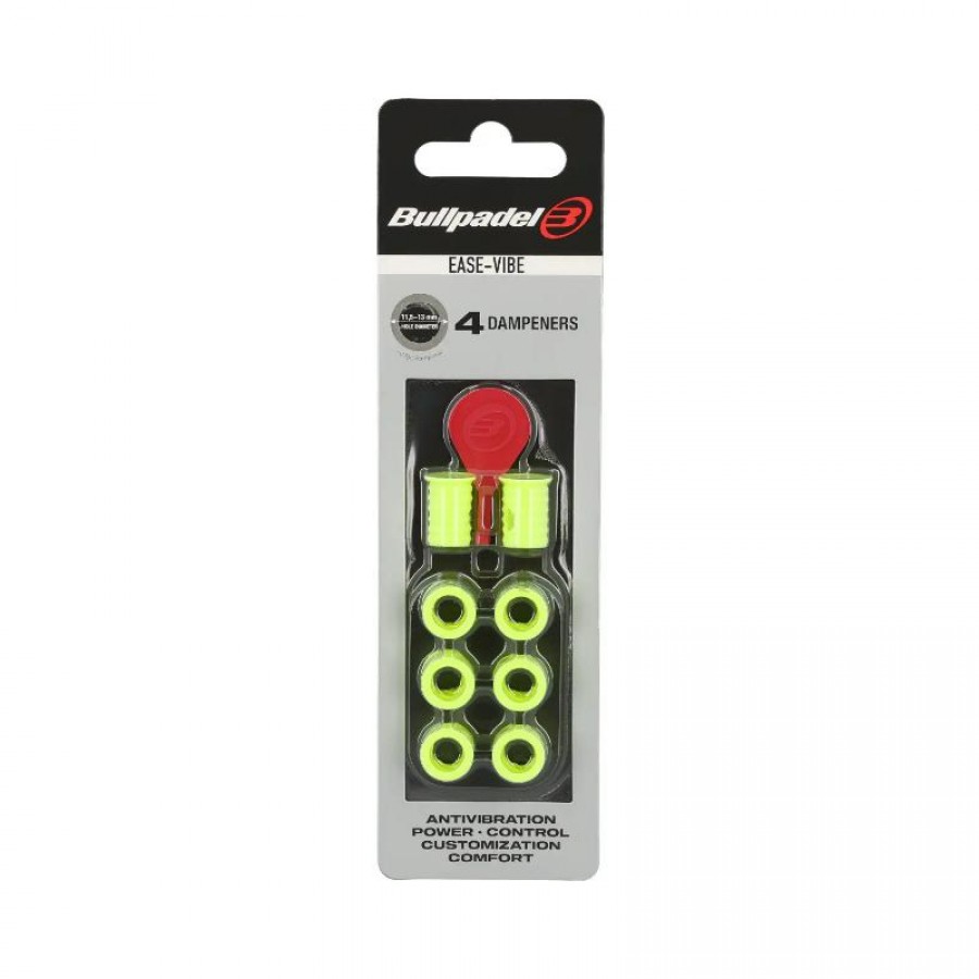 Bullpadel Ease Vibe Jaune Soufre Fluor Antivibrateur