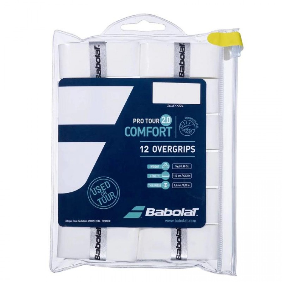 Blister Babolat Pro Tour Comfort 2.0 12 Overgrips  Offer + Cheap