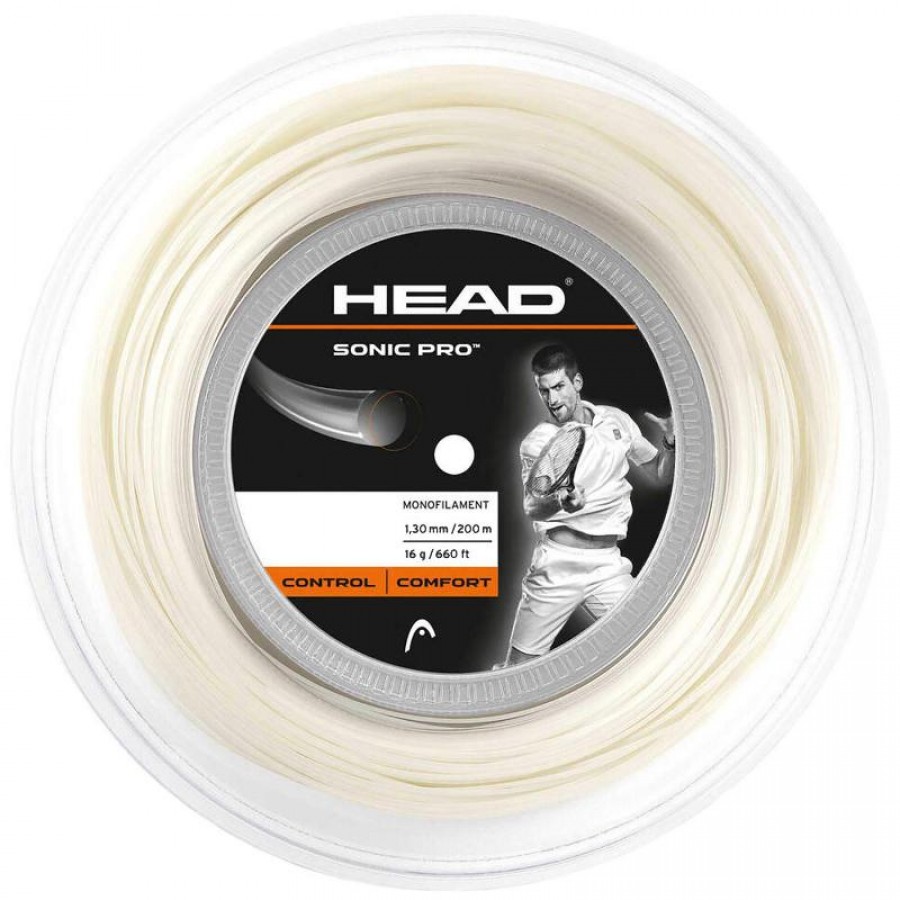 Bobina Cordaje 200m Head Sonic Pro 1,30mm Blanco  Oferta + Barato