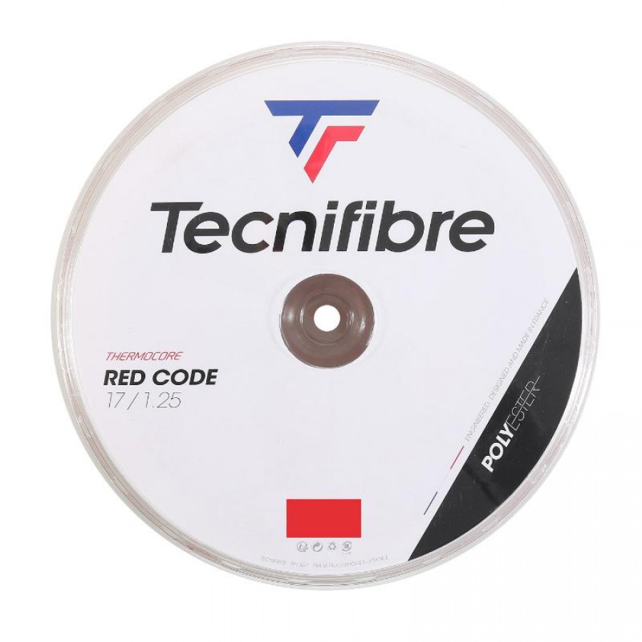 Bobina Cordaje 200m Tecnifibre Red Code 1,25mm  Oferta + Barato