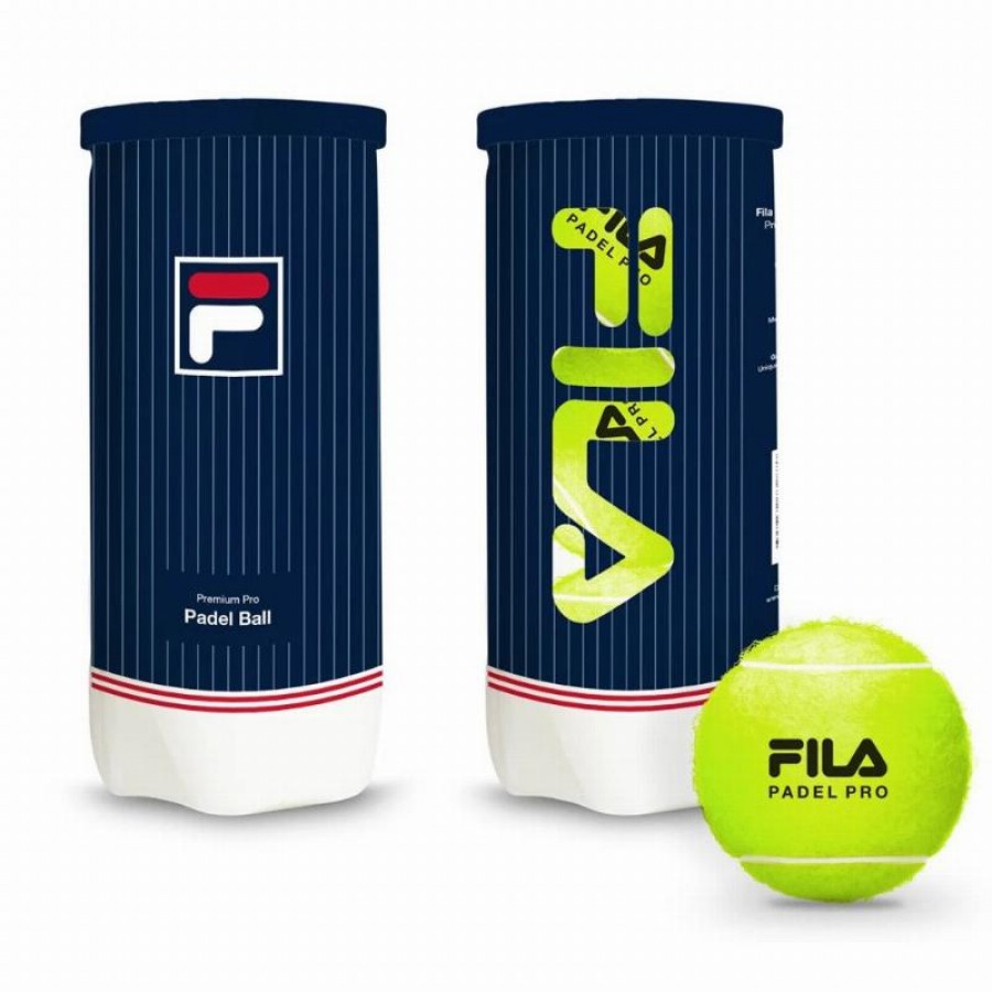 Bote de 3 Pelotas Fila Padel Premium Pro  Offre - Pas cher