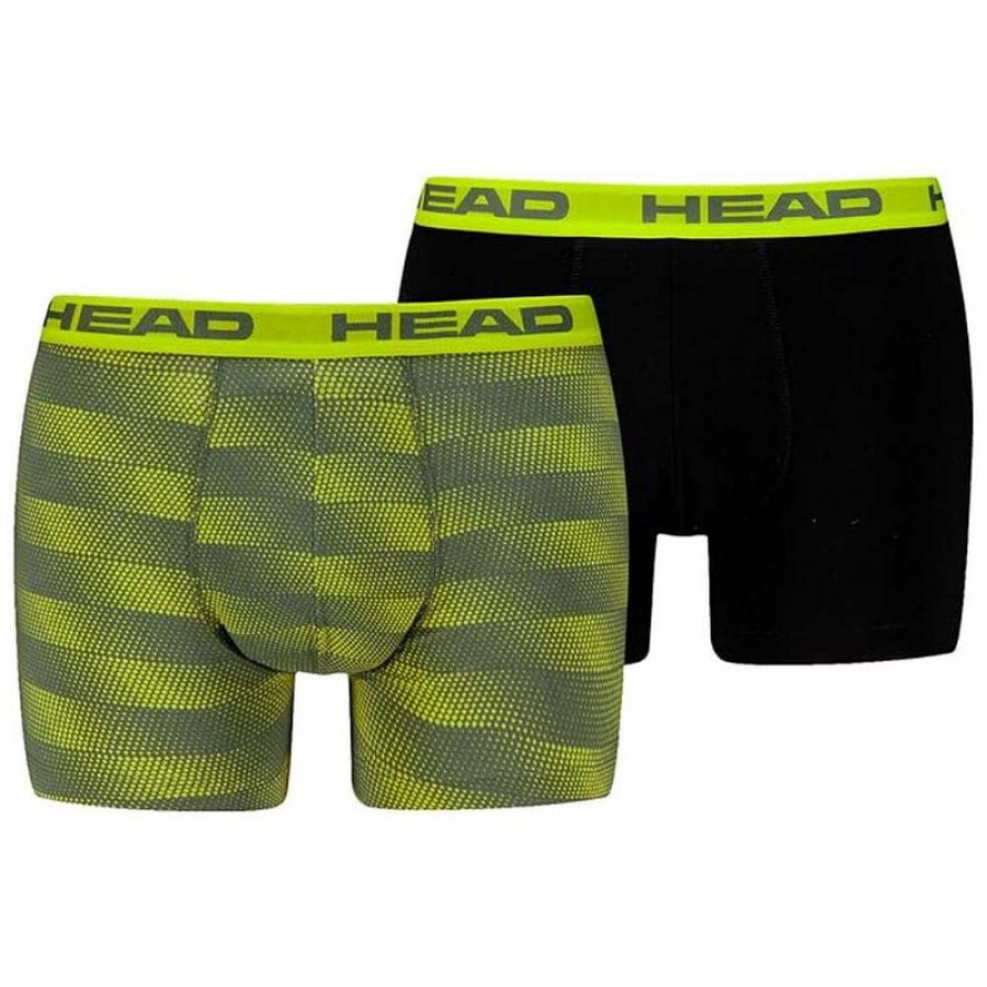 Boxers Head Basic Yellow Black 2 Units  Offer + Cheap