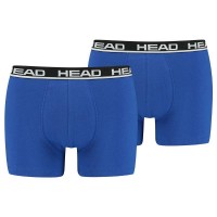 Cabeça Boxers Básica Azul Preto 2 Unidades  Oferta + Barato