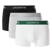 Lacoste Black White Gray Vigore Boxers 3 Units  Offer + Cheap