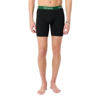 Boxers Lacoste Negro Verde 3 Unidades