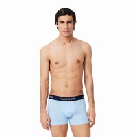 Lacoste Pique Navy Blue Boxers 3 Units  Offer + Cheap