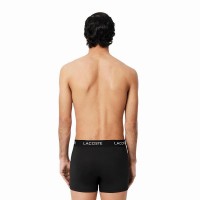 Lacoste Piqué Black Boxers 3 Units  Offer + Cheap