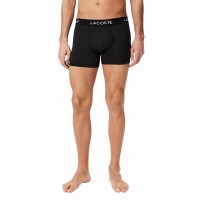 Lacoste Piqué Black Boxers 3 Units  Offer + Cheap