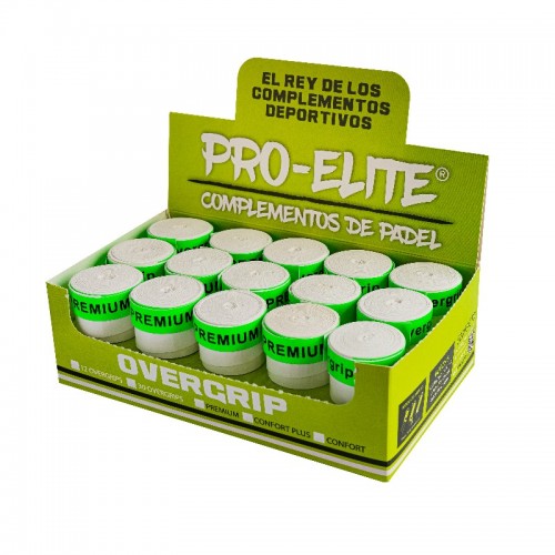 Caja Pro Elite Premium Liso Blanco 30 Surgrips