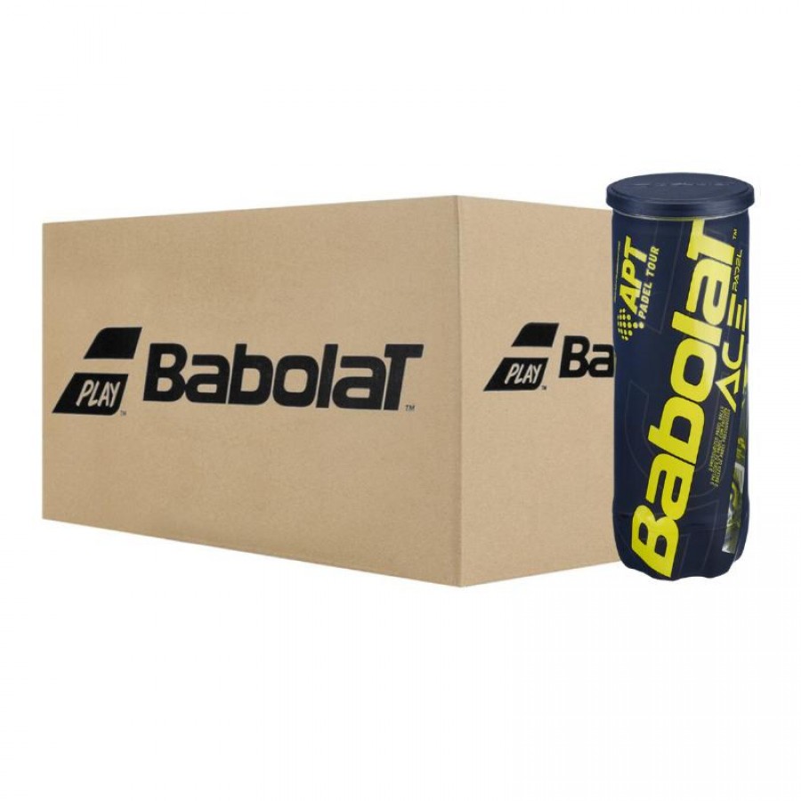 Cajon 72 Pelotas - 24 Jars of 3 units Babolat Ace Padel  Offer + Cheap
