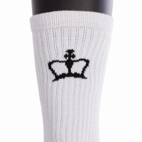Calcetines Black Crown Premium Altos Blanco 1 Par  Oferta + Barato