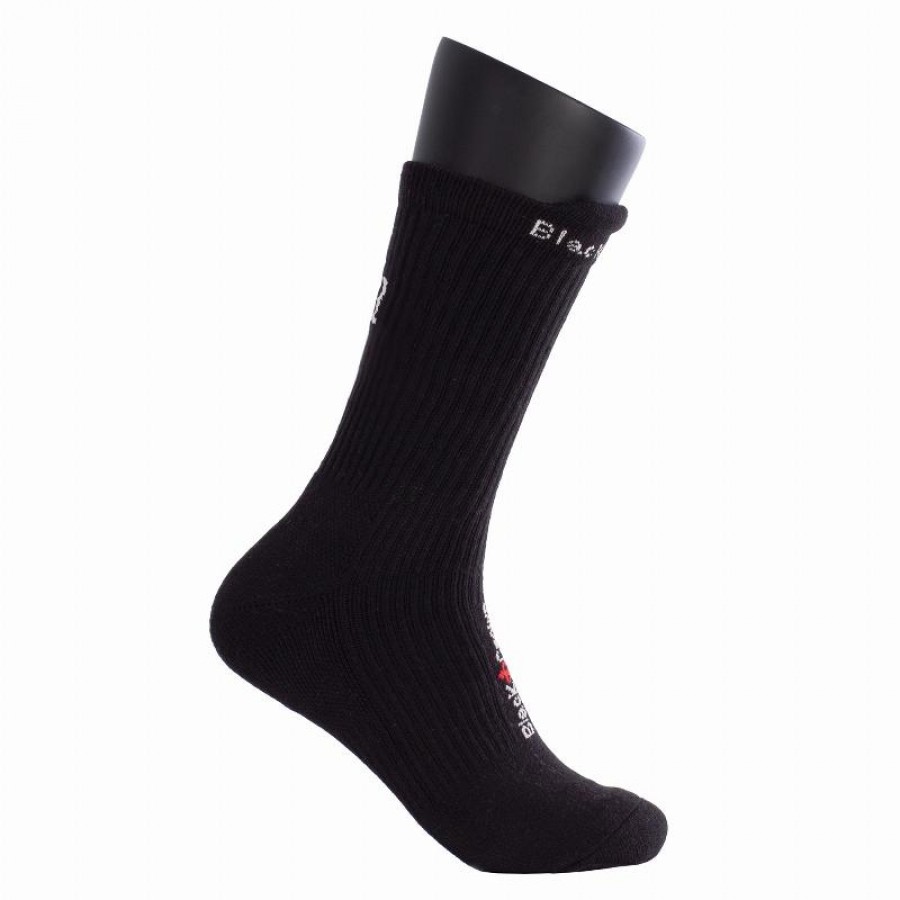 Calcetines Black Crown Premium Altos Negro 1 Par  Oferta + Barato