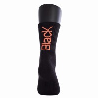 Calcetines Black Crown Pro Altos Negro Coral 1 Par  Oferta + Barato