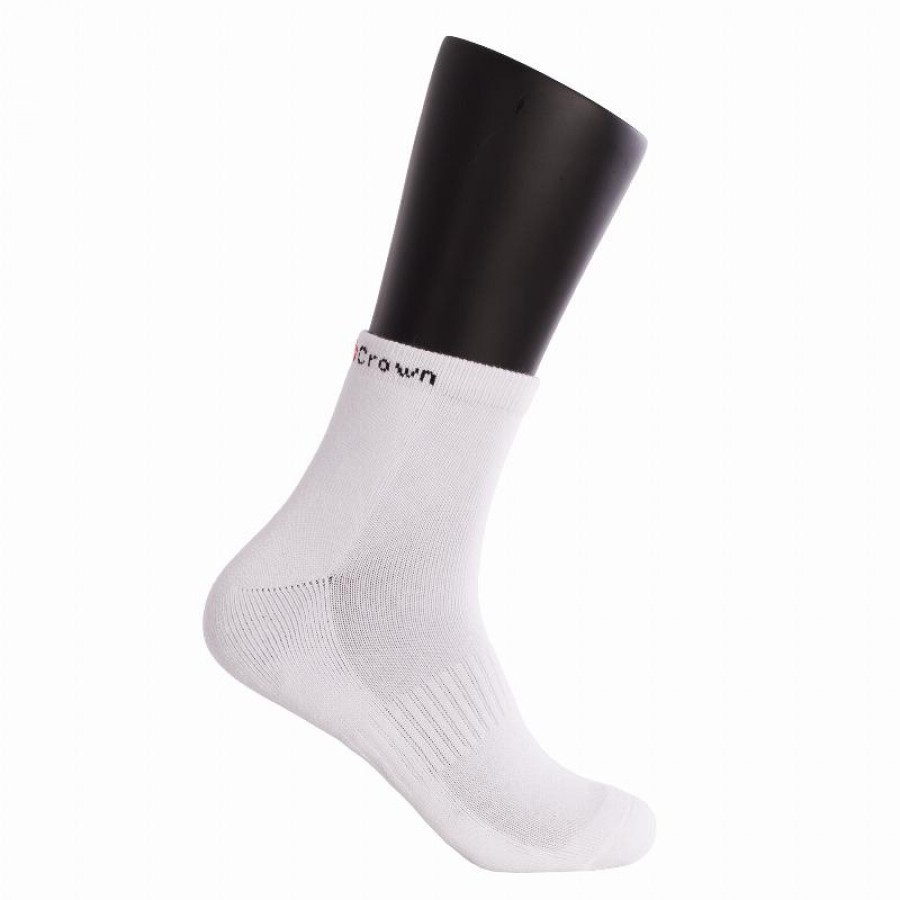 Calcetines Black Crown Pro Tobilleros Blanco 1 Par  Oferta + Barato