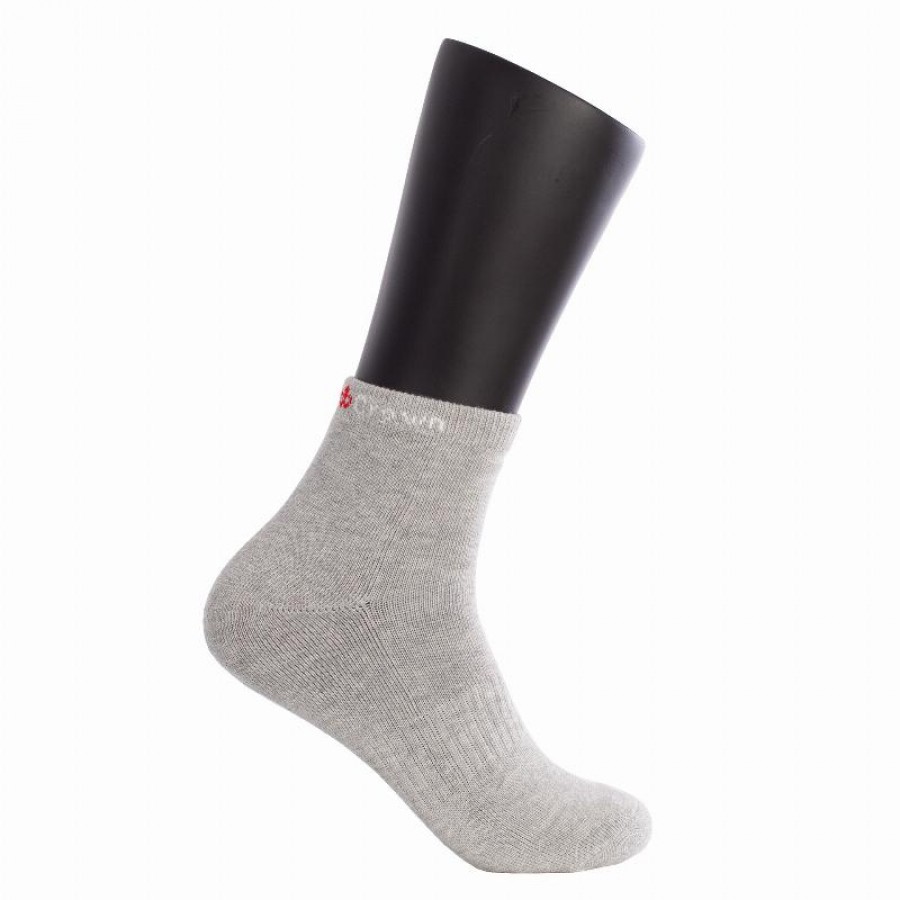Calcetines Black Crown Pro Tobilleros Gris 1 Par  Oferta + Barato