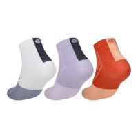 Bullpadel BP266 Bone Purple Grapefruit Socks 3 Pairs PADELPOINT Bullpadel BP266 Bone Purple Grapefruit Socks 3 Pairs
