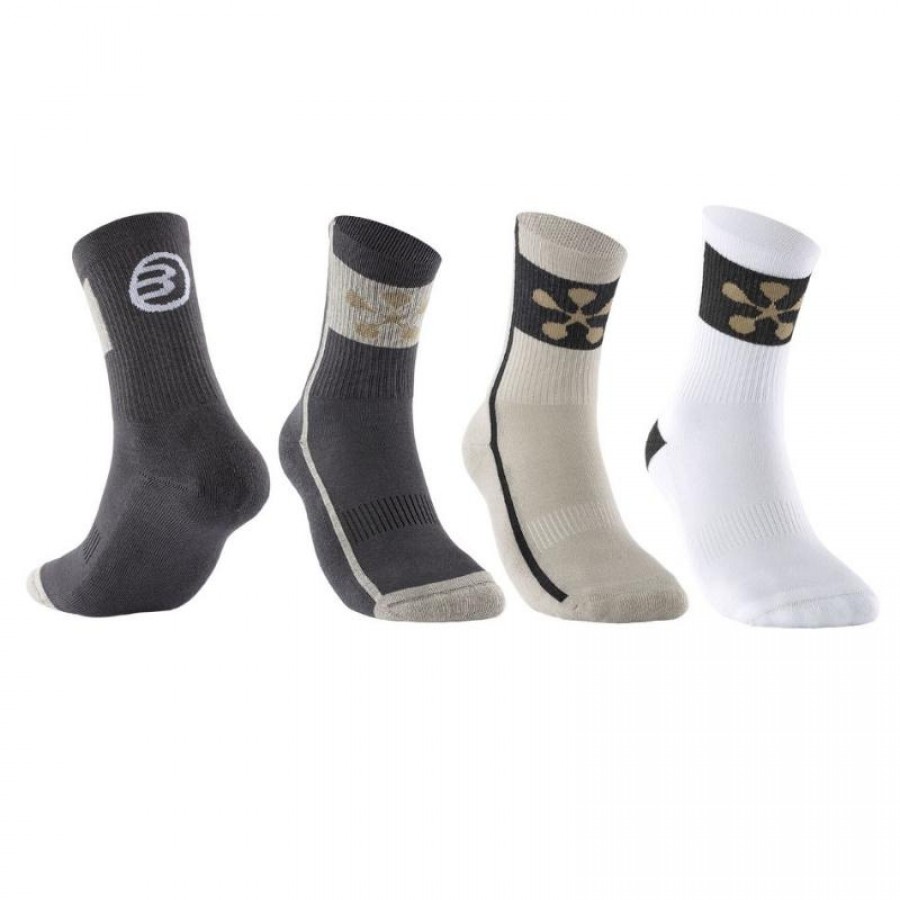 Meias de padel Bullpadel Premier BPPMR2503 3 pares  Oferta + Barato