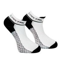 Calcetines Cartri Adler Crew Blanco Negro 1 Par  Oferta + Barato