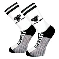 Cartri Adler High White Black Socks 1 Par  Oferta + Barato