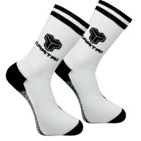 Cartri Adler High White Black Socks 1 Par  Oferta + Barato