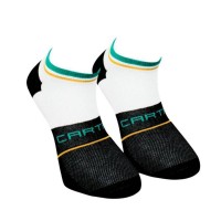 Cartri Adriano Crew White Black Socks 1 Pair  Offer + Cheap