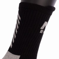Enebe Future chaussettes mi-mollet, Noir gris 1 paire PADELPOINT Enebe Future chaussettes mi-mollet, Noir gris 1 paire