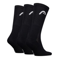 Calcetines Head All Sports Crew Negro 3 Pares  Oferta + Barato