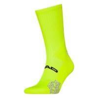 Calcetines Head Performance Padel Crew Amarillo Fluor 1 Par  Oferta + Barato