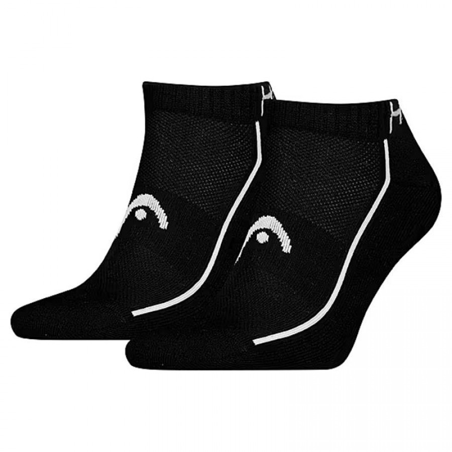 Head Performance Sneaker Noir Blanc Chaussettes 2 Paires  Offre - Pas cher