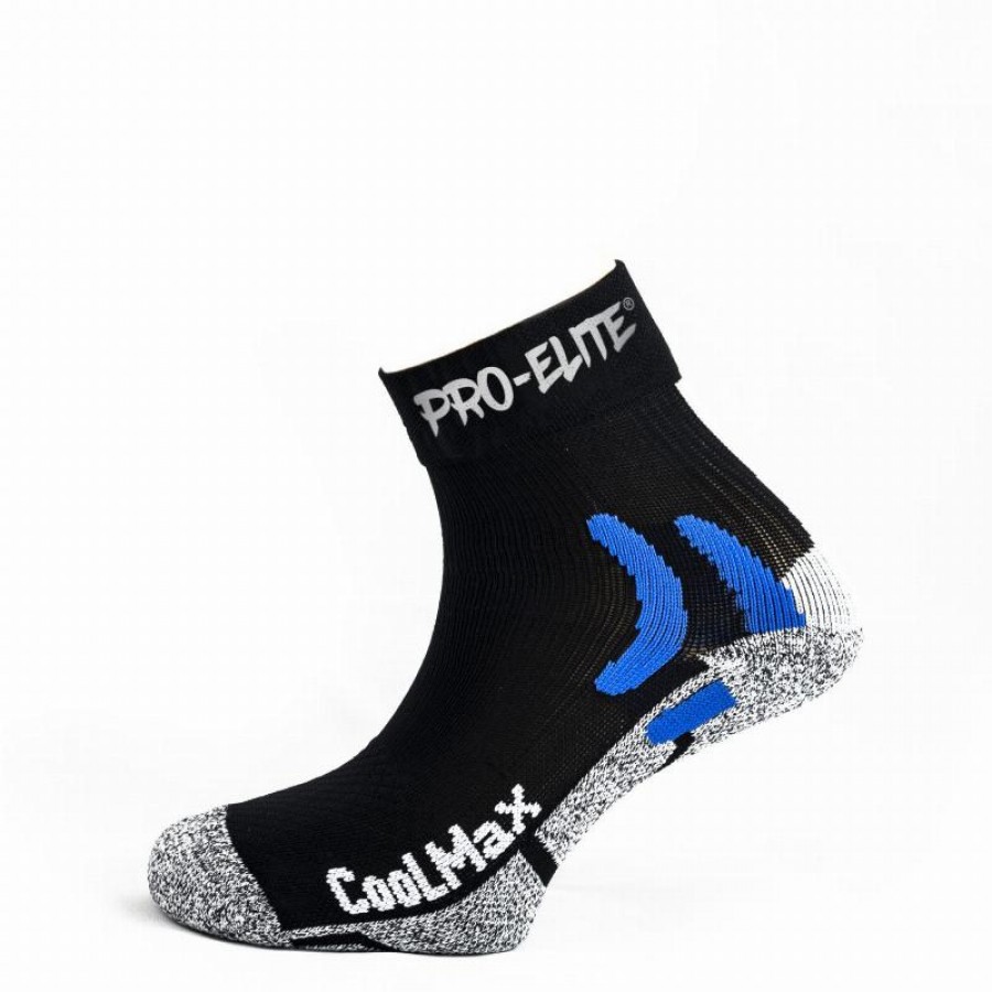 Pro Elite Coolmax Socks Black 1 Pair PADELPOINT Pro Elite Coolmax Socks Black 1 Pair