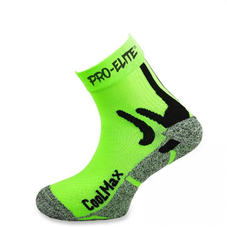 Calcetins Pro Elite Coolmax Verde Fluor 1 Per  Offer + Cheap