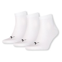 Puma Quarter White Socks 3 pairs  Offer + Cheap
