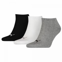 Puma Socks Sneaker Black White Grey 3 pairs  Offer + Cheap