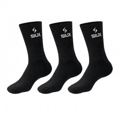 Calcetines Siux Basic 26 Caña Alta Negro 3 Pares