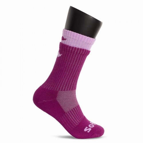 Calcetines Softee Doble Morado 1 Par