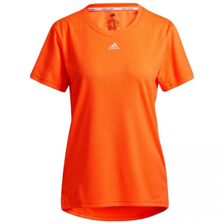 T-shirt femme Adidas Necessi orange fluorescent  Offre - Pas cher