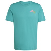 T-shirt adidas Padel Graphic Bleu Sarcelle  Offre - Pas cher