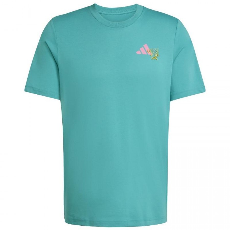 T-shirt adidas Padel Graphic Bleu Sarcelle  Offre - Pas cher