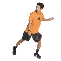 T-shirt orange graphique Adidas Padel