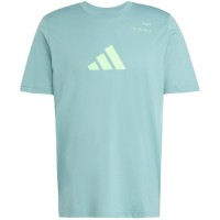 Adidas Padel Graphic Teal T-shirt  Offer + Cheap