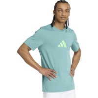 Adidas Padel Graphic Teal T-shirt  Offer + Cheap