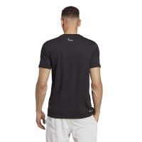 Camiseta Adidas Tennis AO Graphic Black  Oferta + Barato