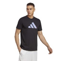 Camiseta Adidas Tennis AO Graphic Black  Oferta + Barato