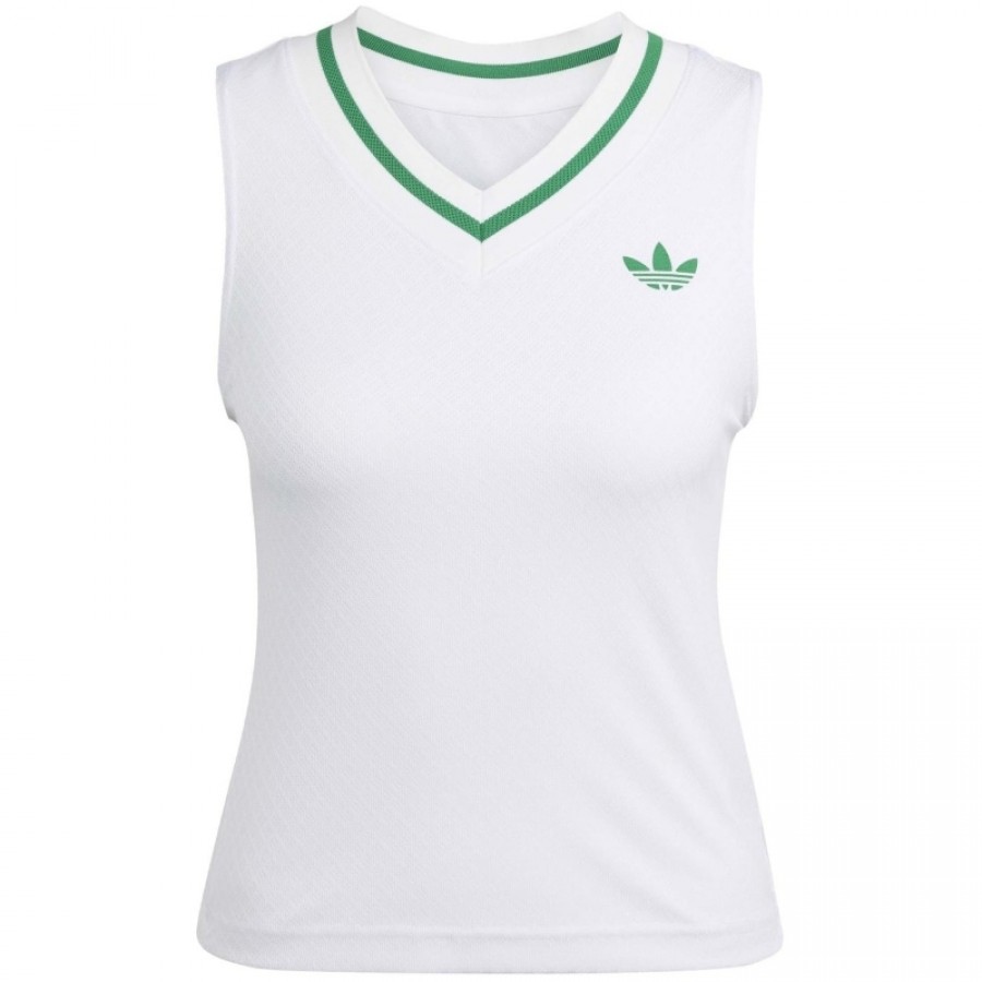 Débardeur Femme Adidas Original London Blanc  Offre - Pas cher