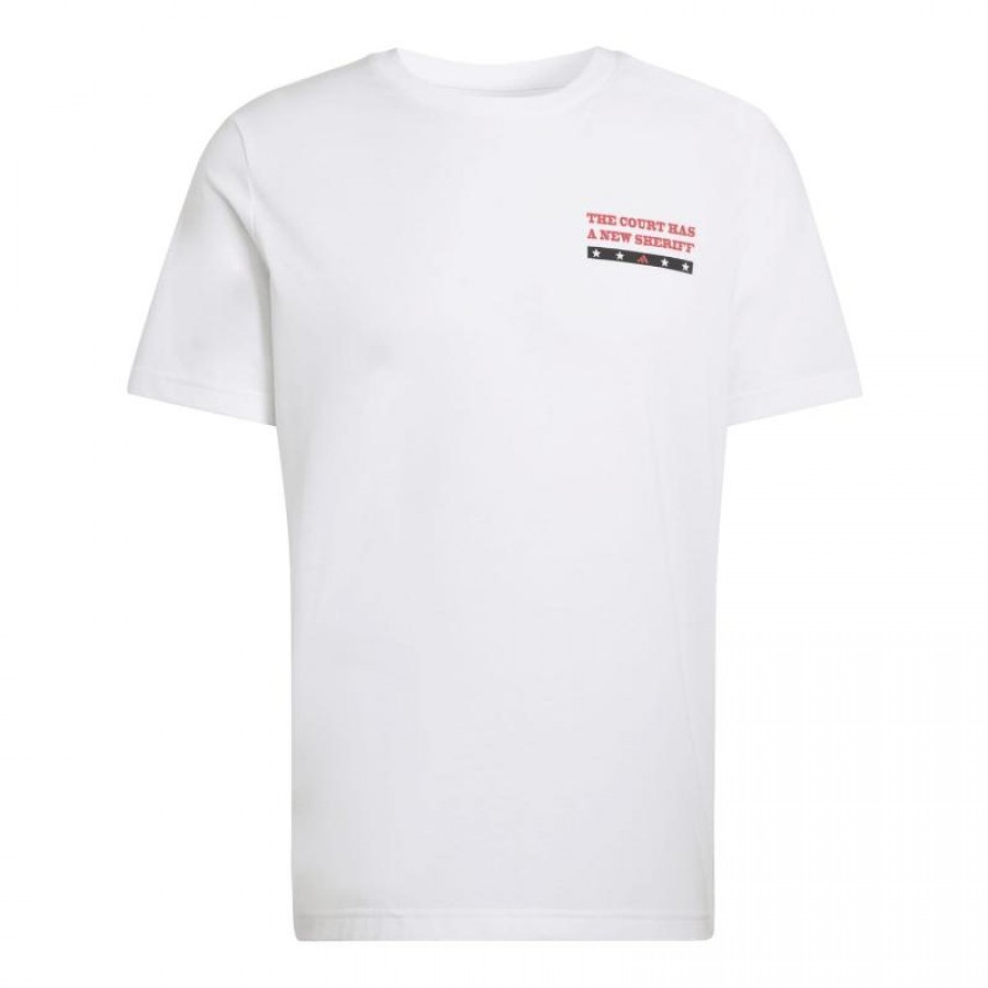 Adidas Wanted T-shirt blanc graphique