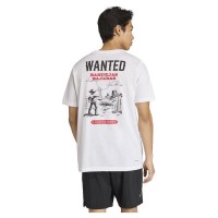 Adidas Wanted T-shirt blanc graphique